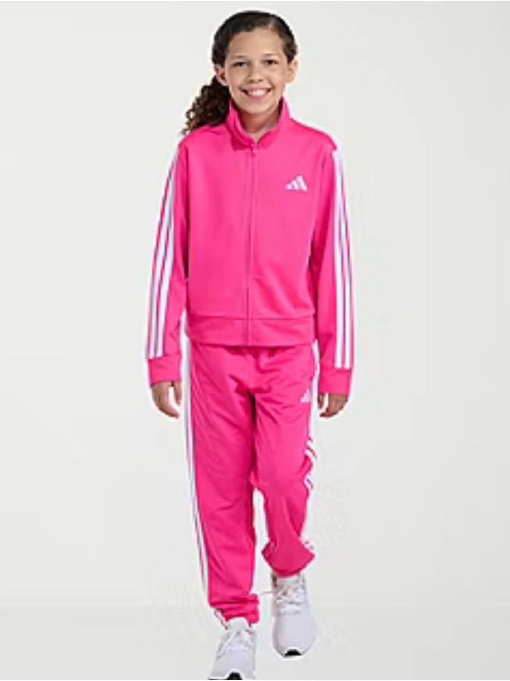 adidas Hot Pink Track Jacket and Pants Set Size 6X
